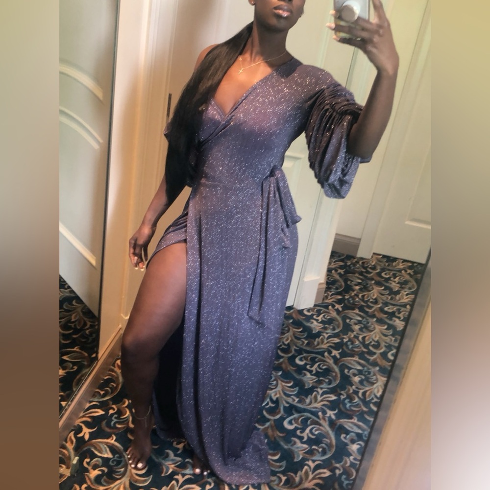 Custom made wrap dress